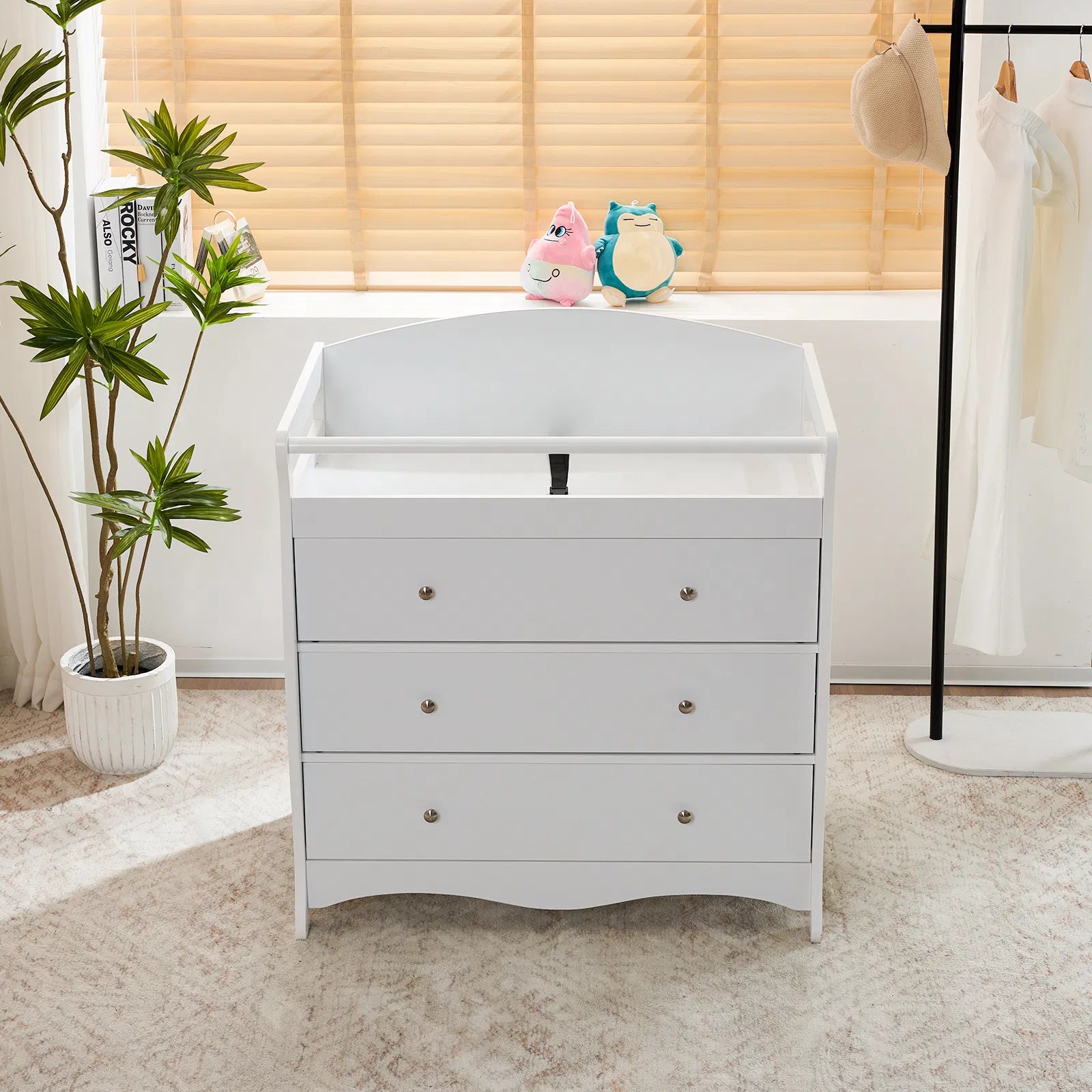 Lit bébé 3-Tier avec garde de sécurité – 90,5x58x92cm