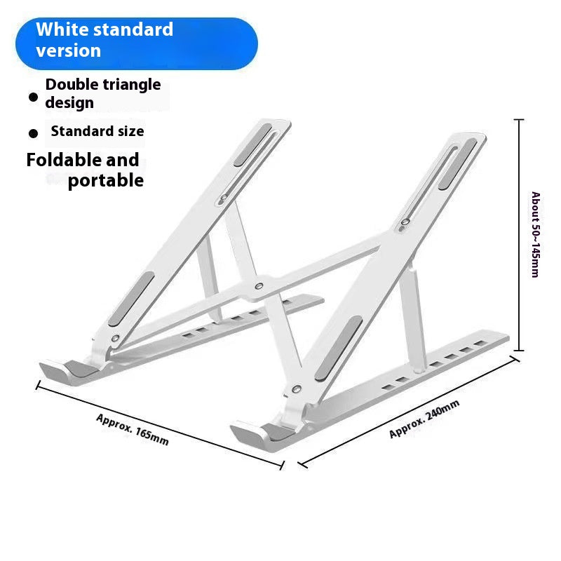 N3 En alliage d'aluminium Support pour ordinateur portable Refroidissement par pliage accru par support pour ordinateur tablette