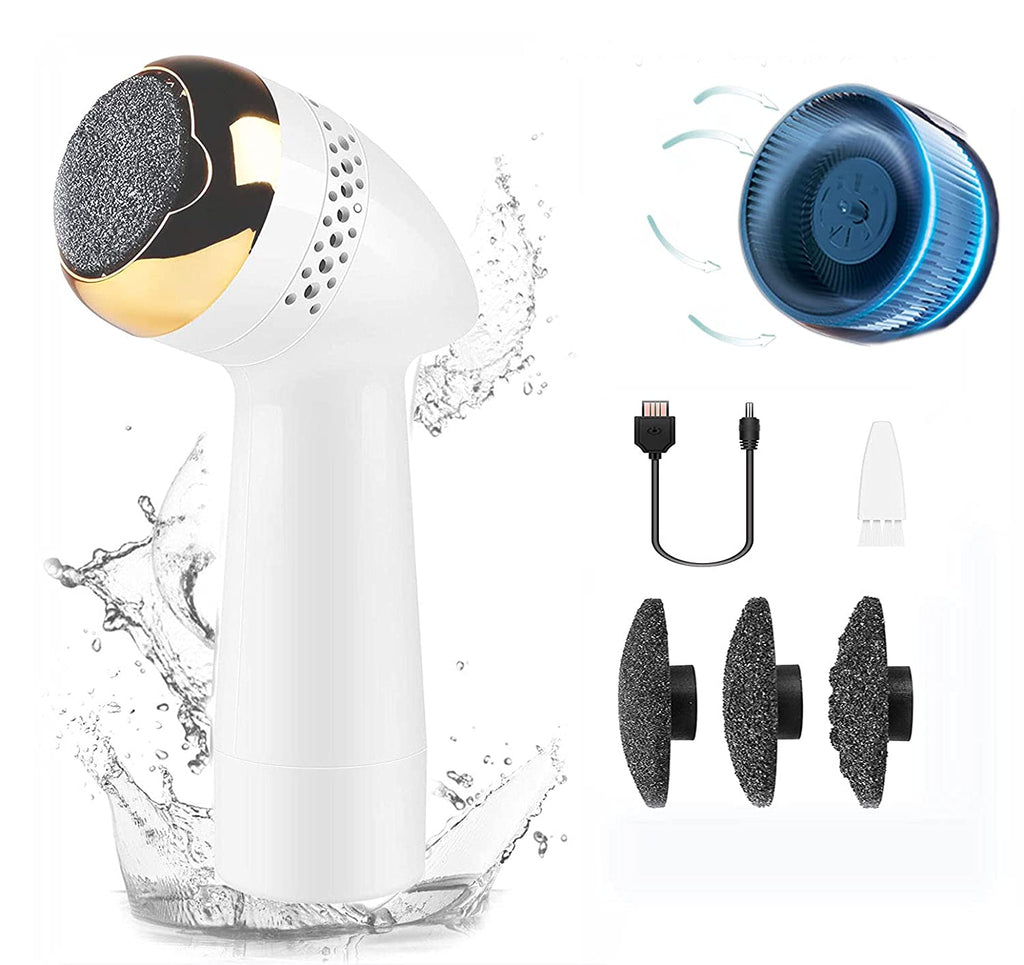 Polisateur à pied électrique avec fonction de nettoyage sous vide pour exfolier