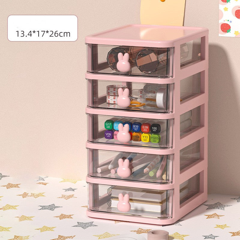 Boîte de rangement de bureau Petit type de tiroir Coiffure pour enfants Clip Headwear Organization Box