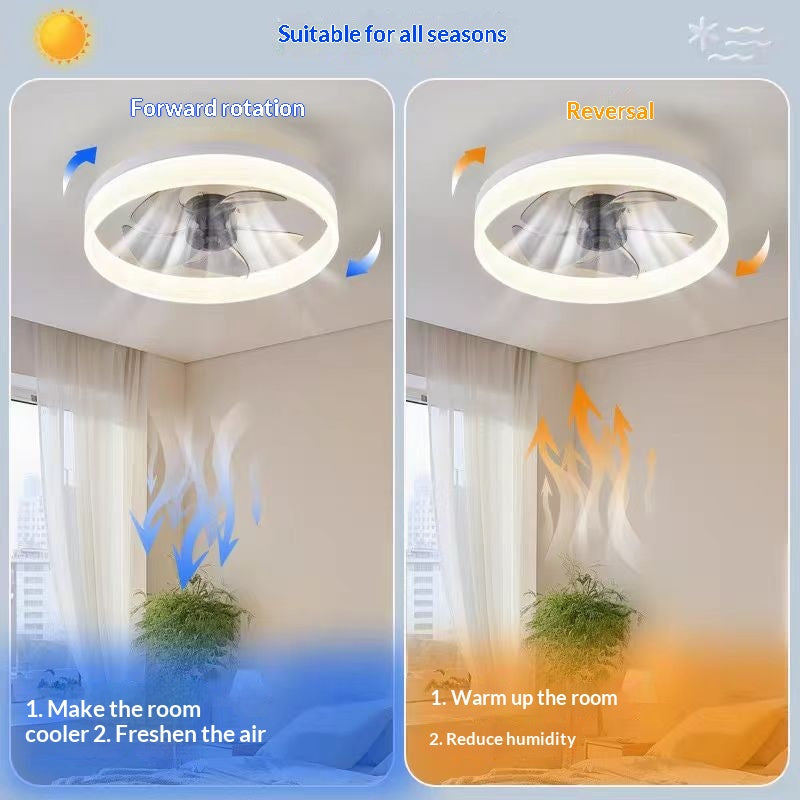 Restaurant léger de style nordique Smart Fan Light
