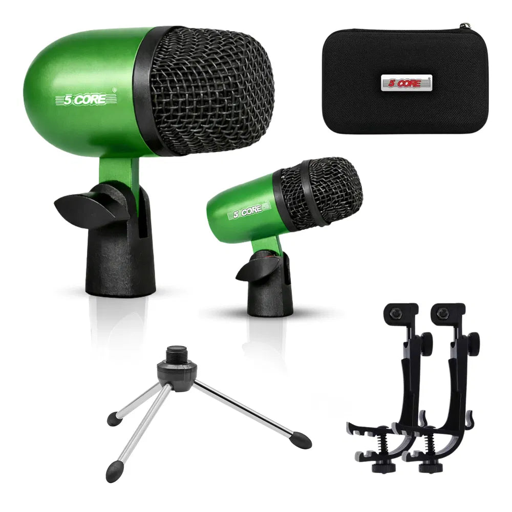 5 Core Conga Mic Snare Tom Set Professional XLR Cardioïde Condenseur Instrument Microphone K