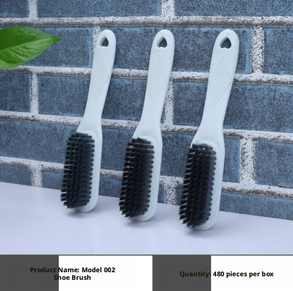 Brosse de chaussures avec poignée antidérapante-bleu-PP+PET-1 pièce