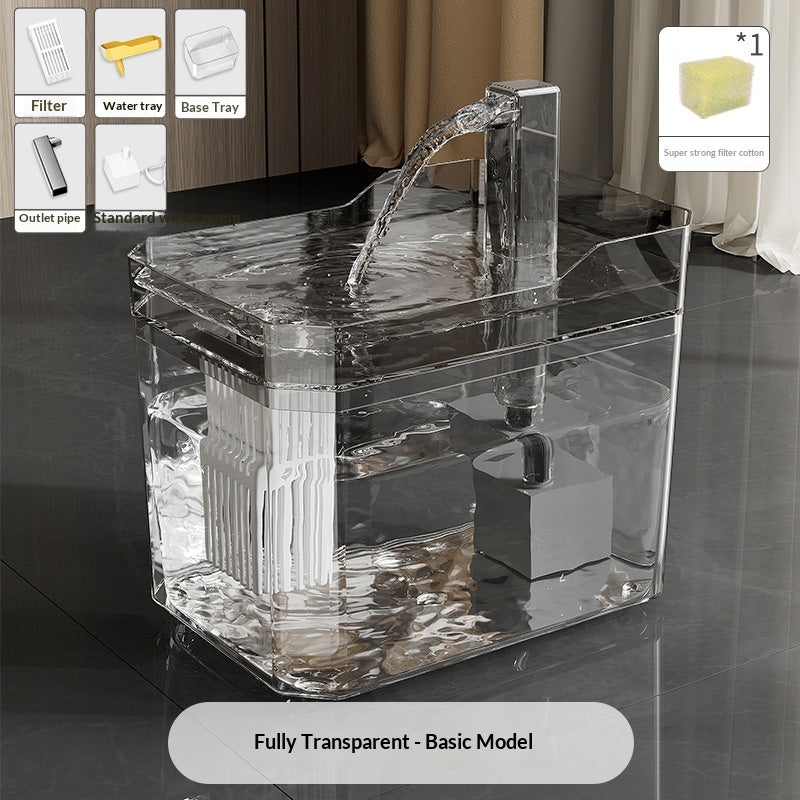 Fontaine d'eau de chat Filtration et alimentation automatique