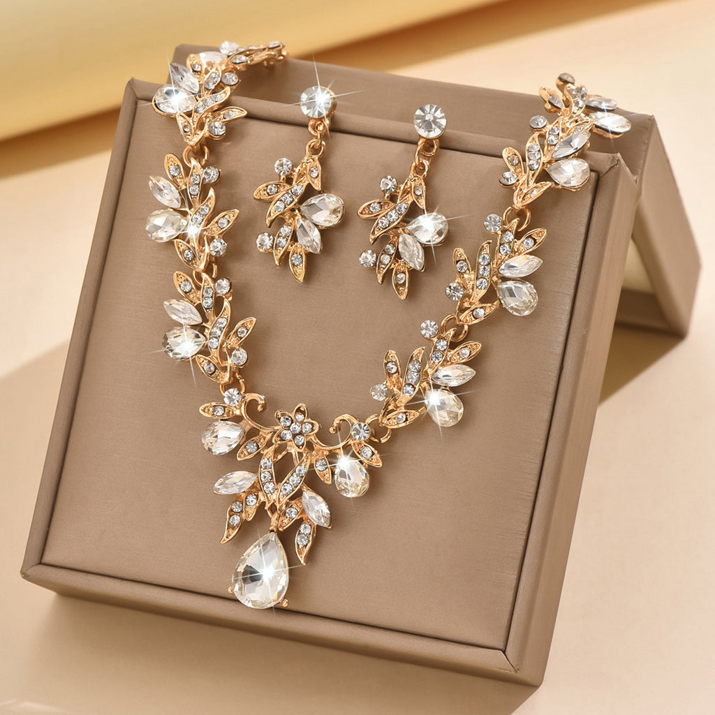Bijoux de mariée Collier et boucles d'oreilles
