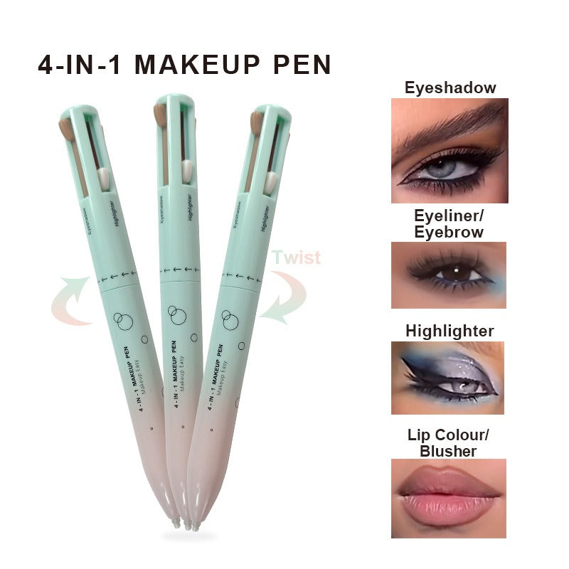 4 stylo de maquillage en 1 stylo de maquillage multifonctionnel avec eyeliner