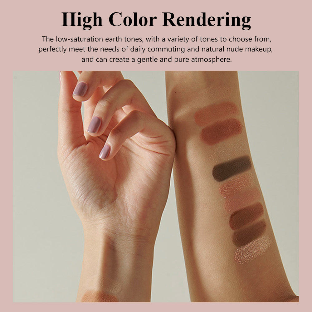 12 nuances Matte Cement foncé Smoky Eyeshadow Palette