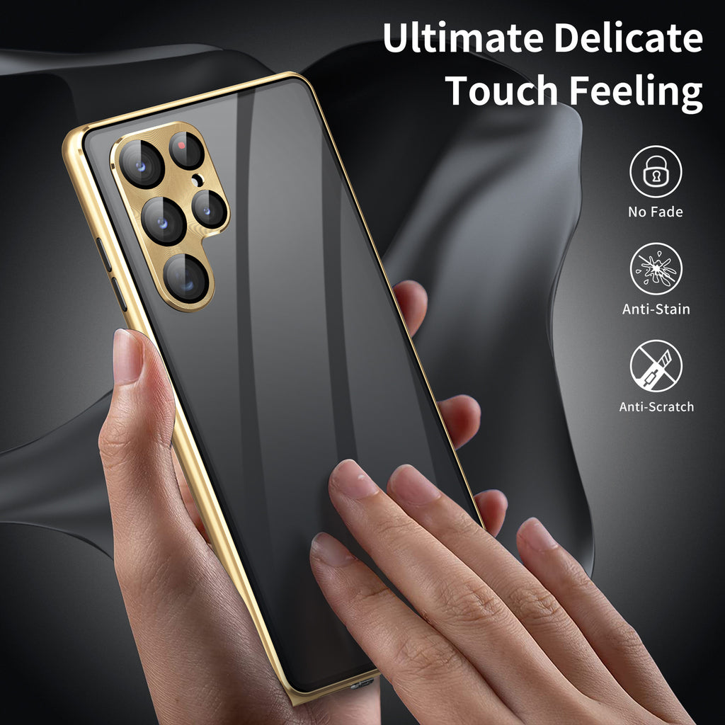 Applicable au boîtier de téléphone S23Ultra Peep-proof S23Plus Metal S22