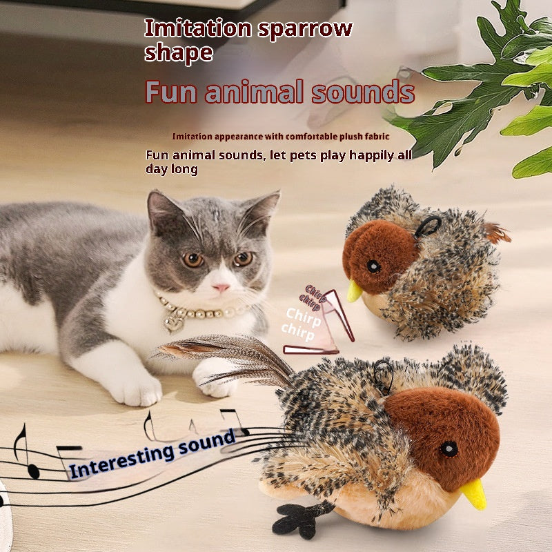 Jouet inductif Magpie Cat Auto-Entrée en peluche Smart Toy