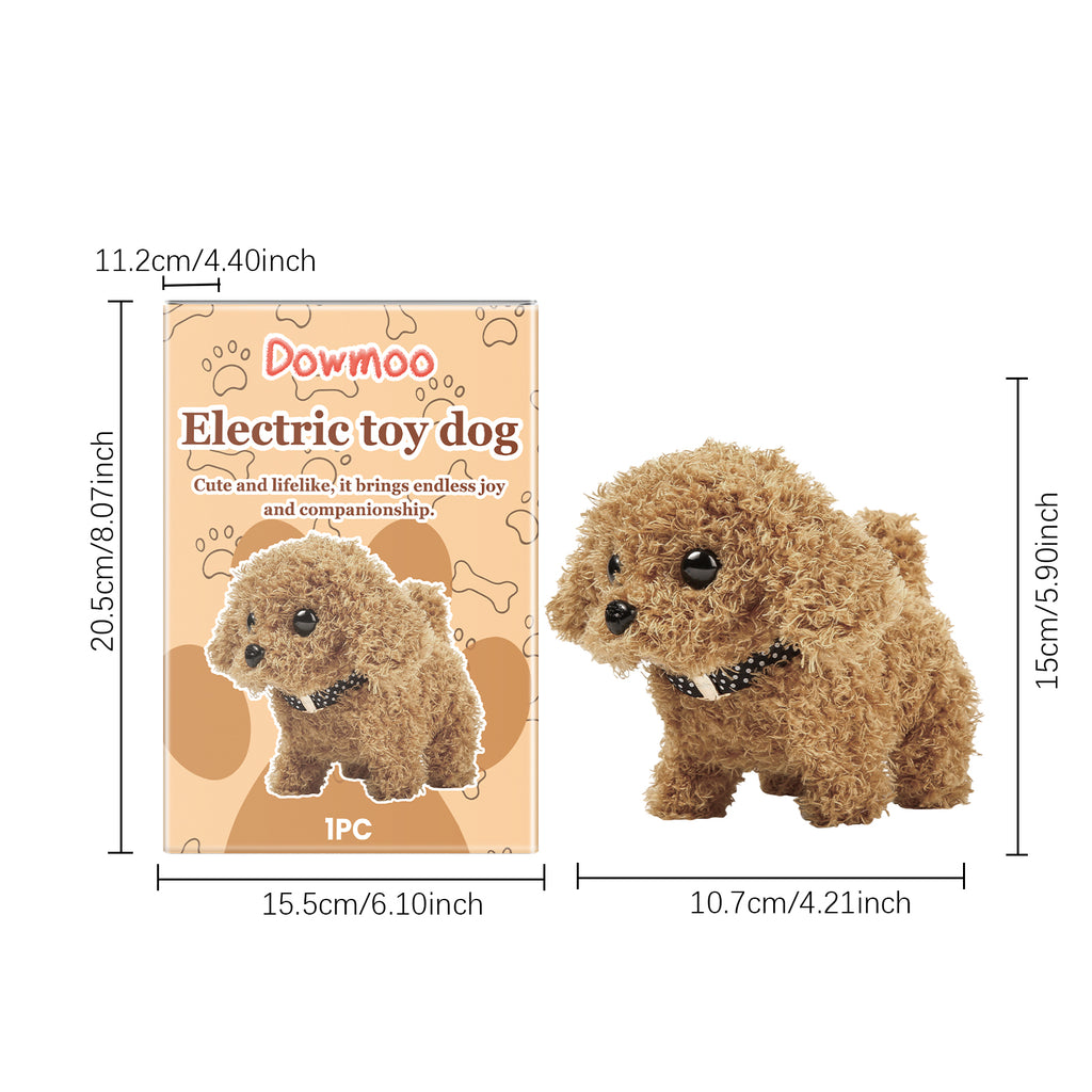 Jouet en peluche électrique mignon chien