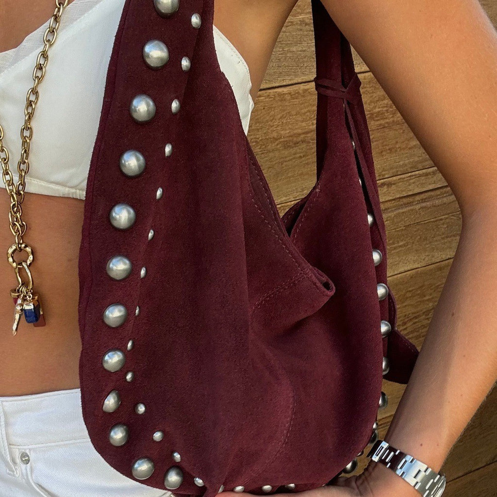 Casual Retro Matte-finish Fashionable fourre-tout sous bras sac