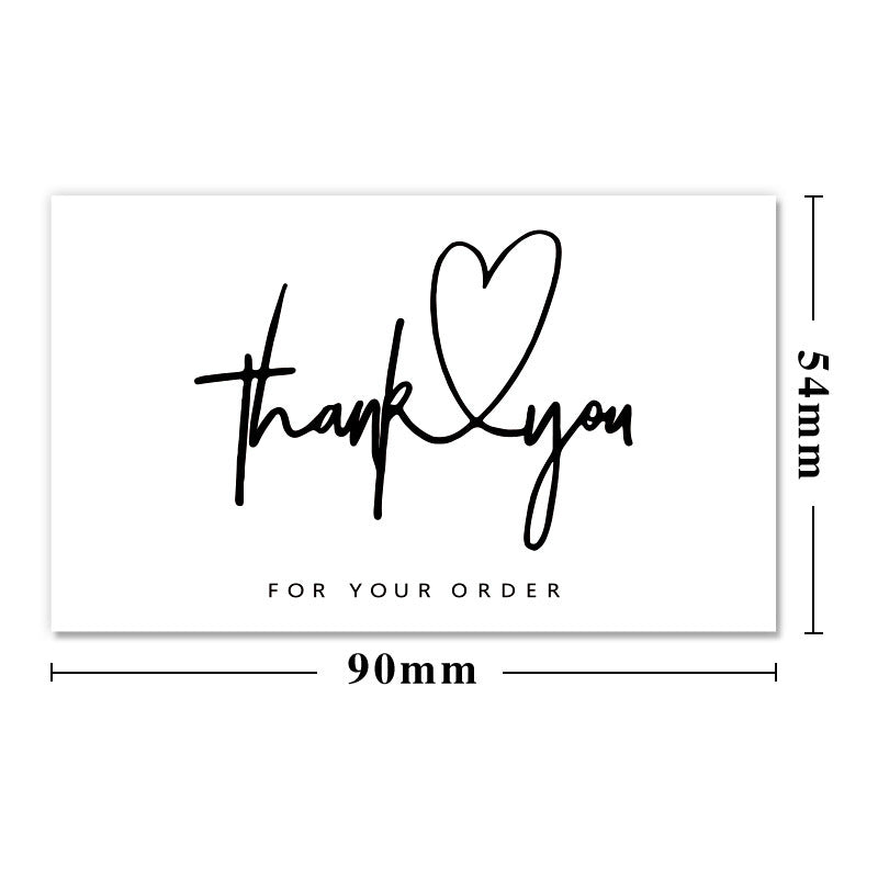 Emballage cadeau simple Carte papier enduite de voeux