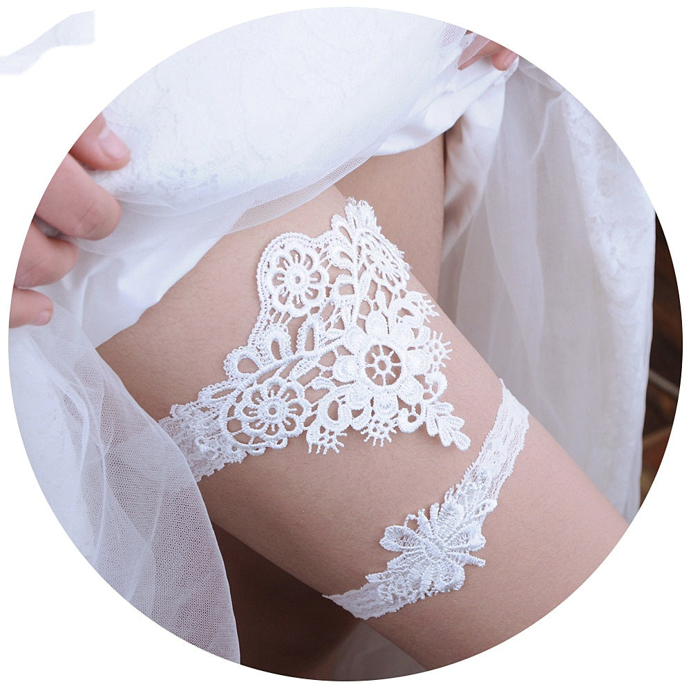 Ceinture de dentelle Ceinture de mariage jambe boucle jambe