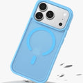 Boîtier de téléphone magnétique sensible à la peau Brossé Translucide Protection anti-goutte