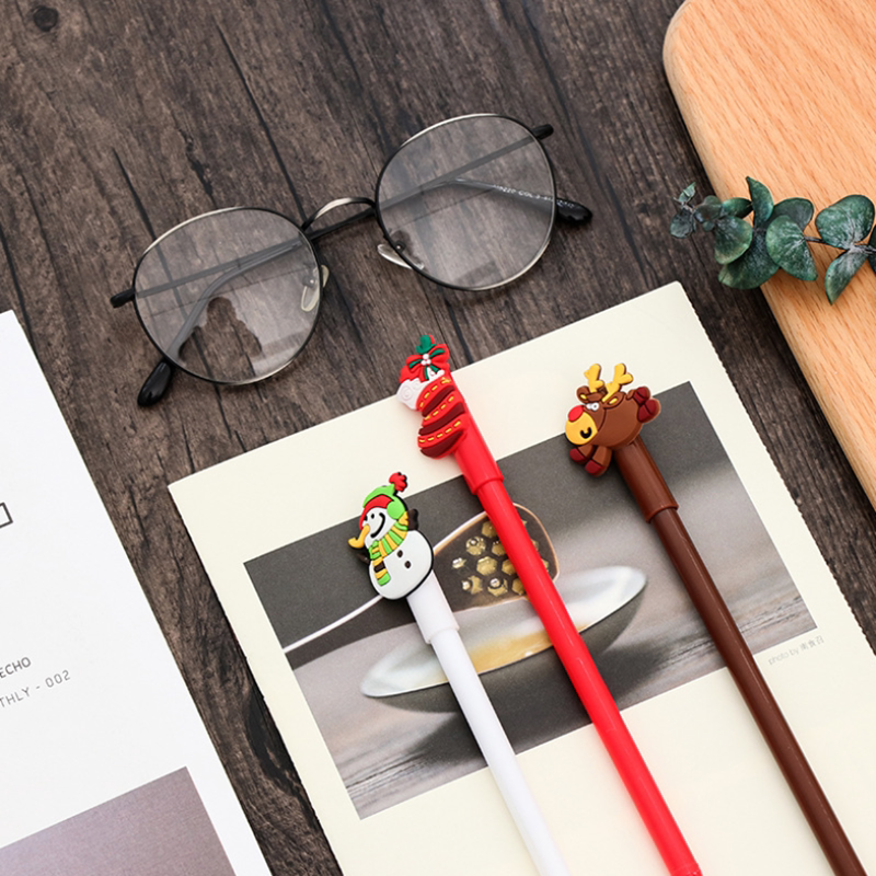 Christmas Cute Gel Cartoon Pen Writing Stationery