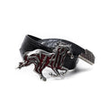 Ceinture en cuir embossée texturée