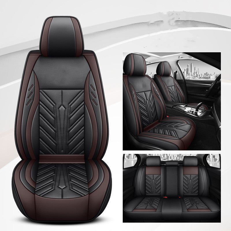 Coussin de siège de voiture tout inclus résistant à l'usure en cuir complet