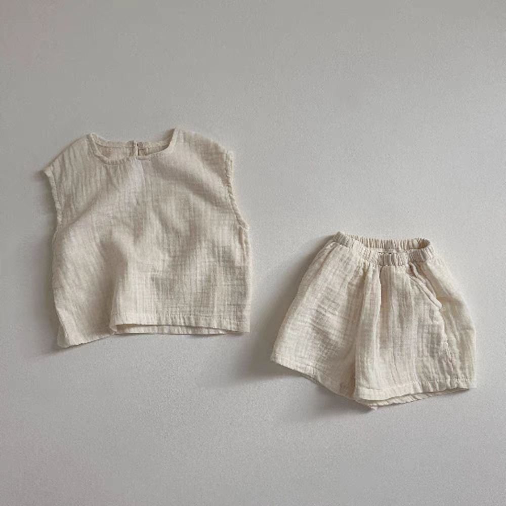 Un short de vest respirant set All-matching Des enfants confortables