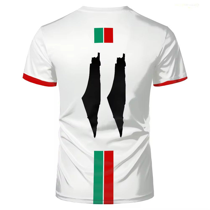T-shirt de football imprimé 3D
