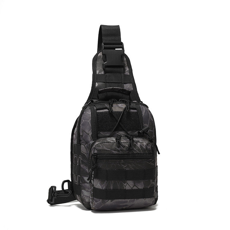 Sac à vélo Oxford Cloth Camouflage Sports de plein air Petit coffre Pannier Sac