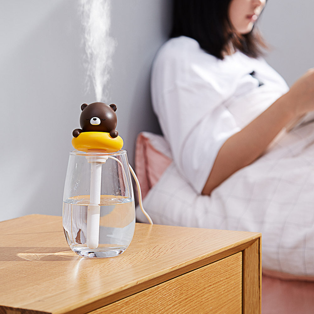 Novelty Gifts Bunny Humidifier Usb rechargeable sans fil Mini portable animal mignon lapin