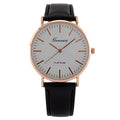 Ceinture en cuir minimaliste ultra-mince pour homme