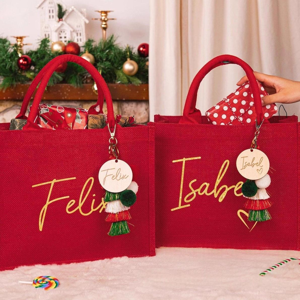 Sac cadeau de Noël personnalisé