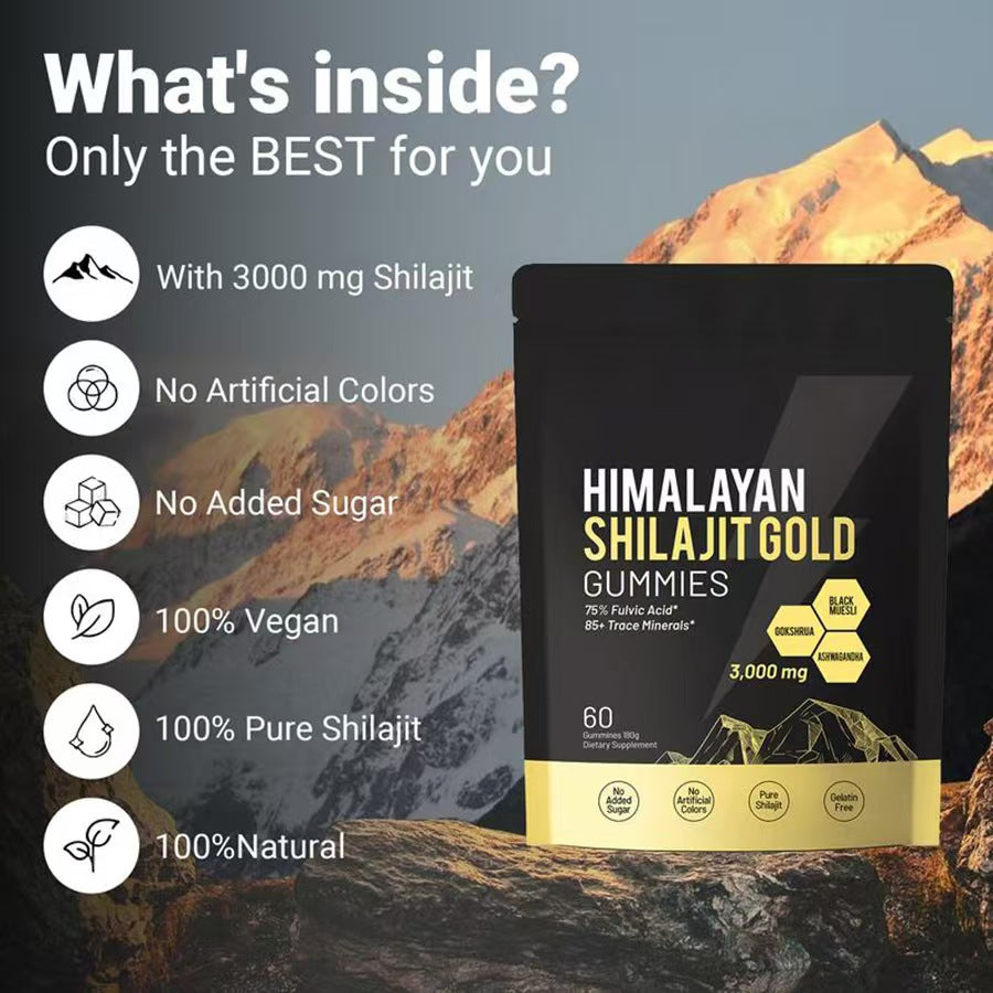 Soutien au rein Shilajit Gummies