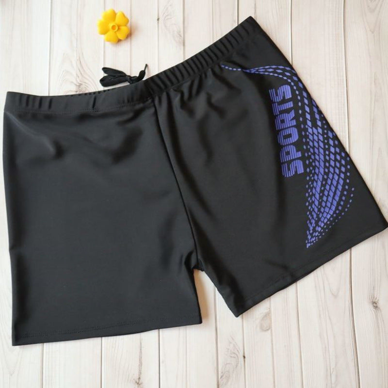 Trunks de bain imprimés de taille plus large pour hommes