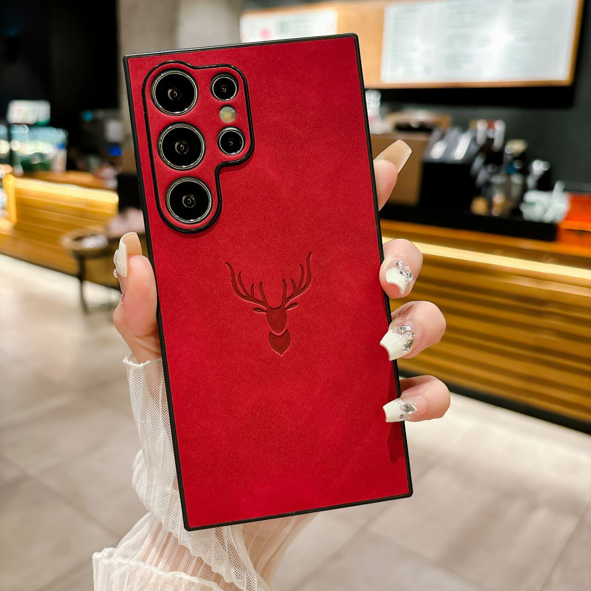 Applicable à S24ultra Deer Head Phone Case