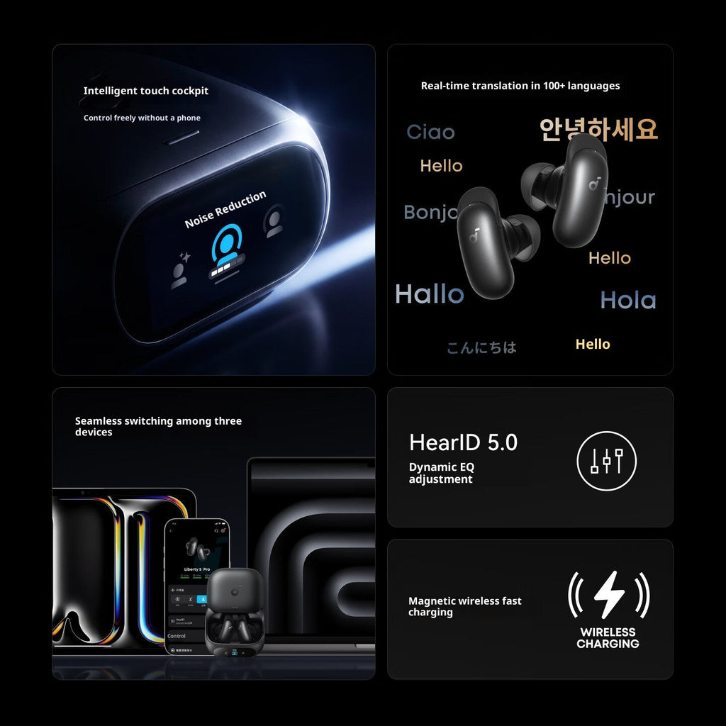 Casques Bluetooth pare-bruit alimentés par l'IA