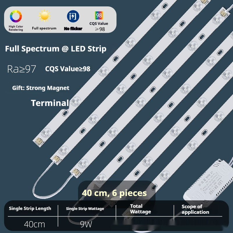 Plein spectre Led Super Bright Patch remplacement source de lumière Plafond plaque de base de lampe