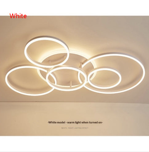 Salon LED lampe moderne éclairage Minimalist installations contemporaines