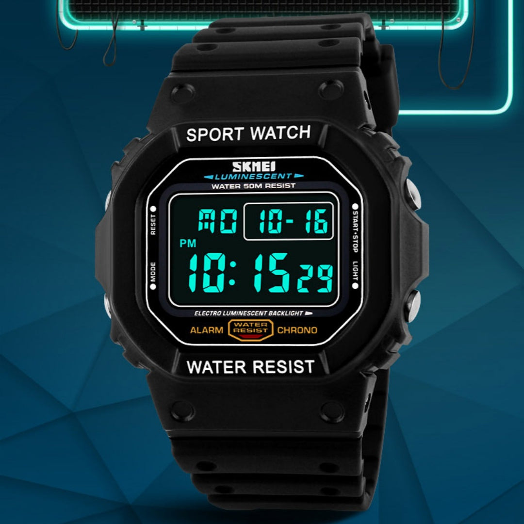Skmei Factory Ventes directes Imperméable Mode Homme Sports Montre électronique