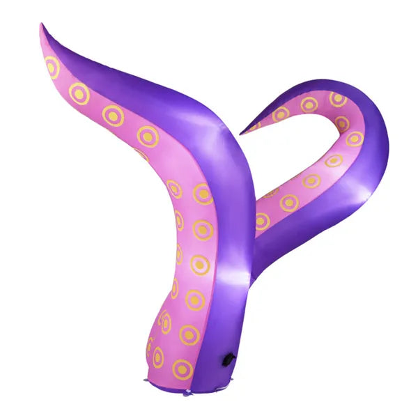 Tentacles gonflables géants 6,5ft Halloween Decor - Lumières LED intégrées