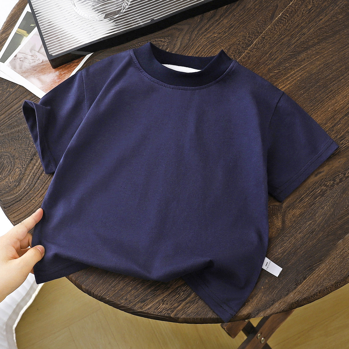 T-shirt en coton à manches courtes pour enfants