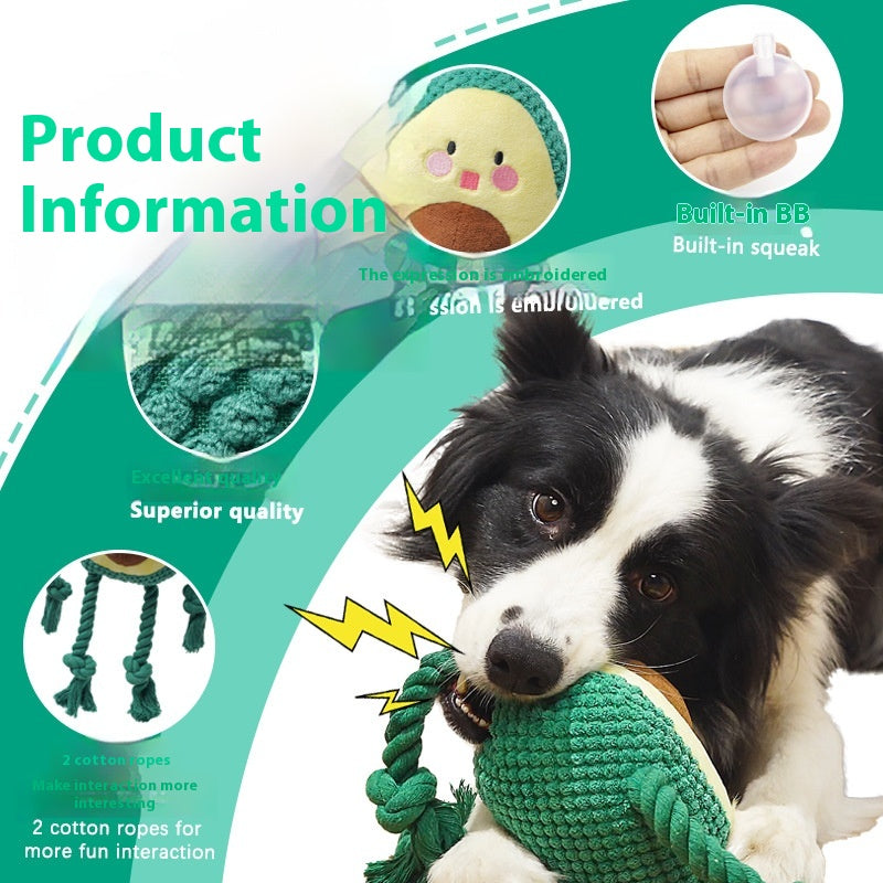 Son interactif résistant aux piqûres et aux hics soulageant Stuffy Big Dog