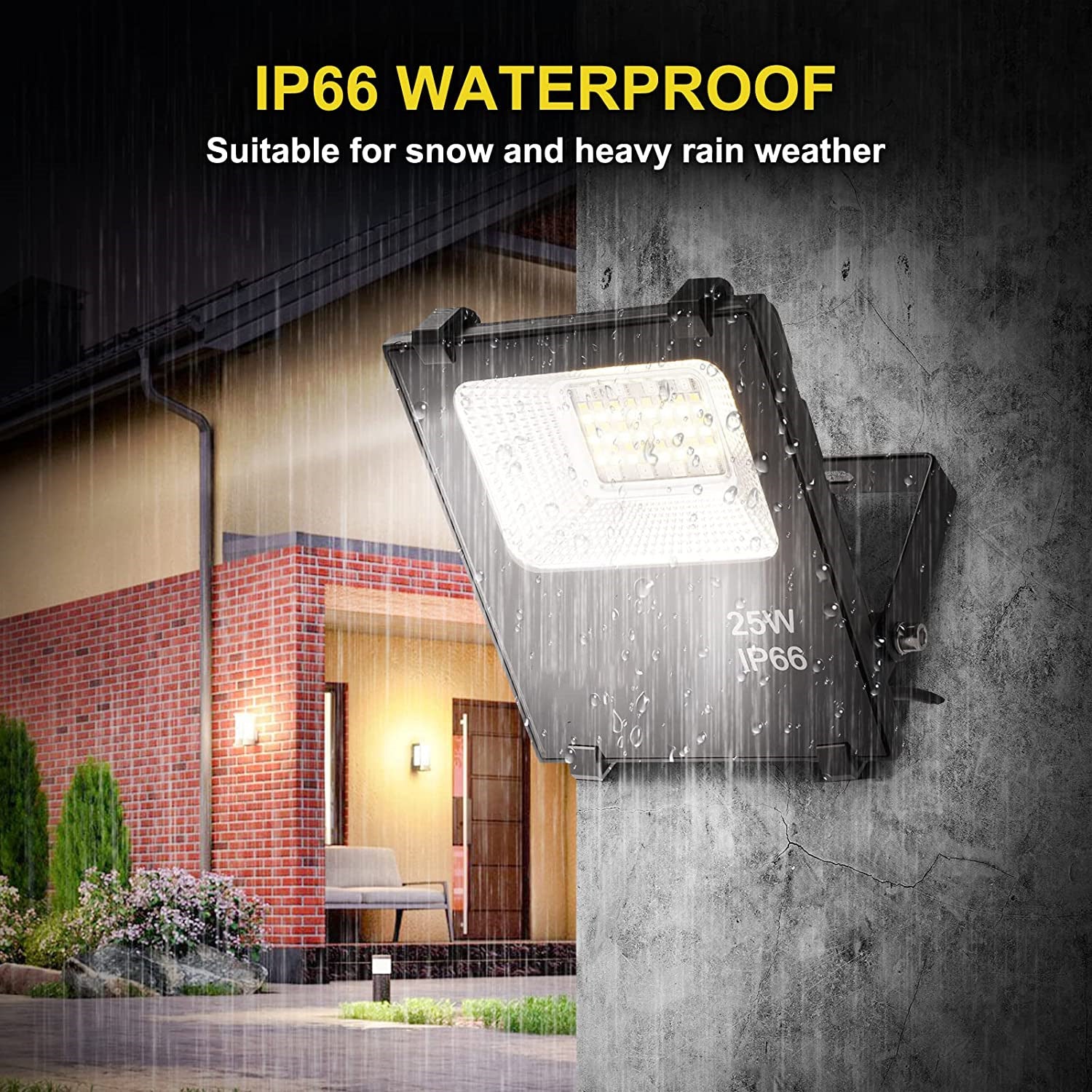 IP66 Jardin étanche Smart Bluetooth RGBW Flood Light