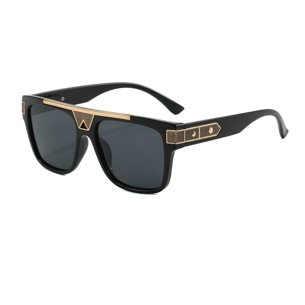 Oversized Frame Polarized Sunglasses
