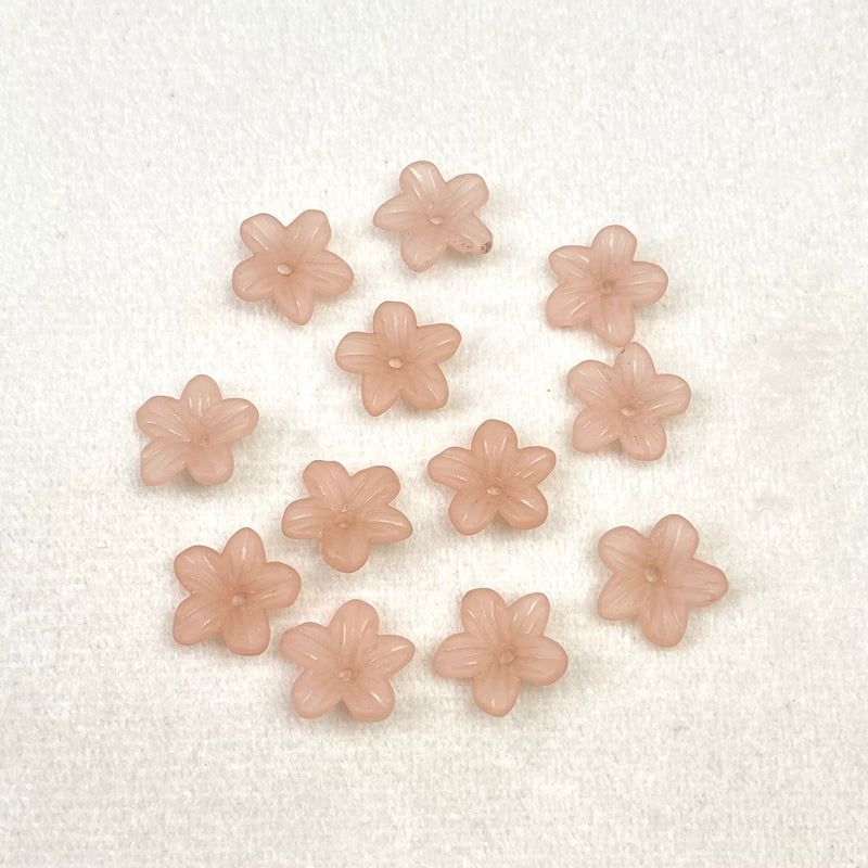 Matte Translucide Mini 5-Petal Fleurs Bases