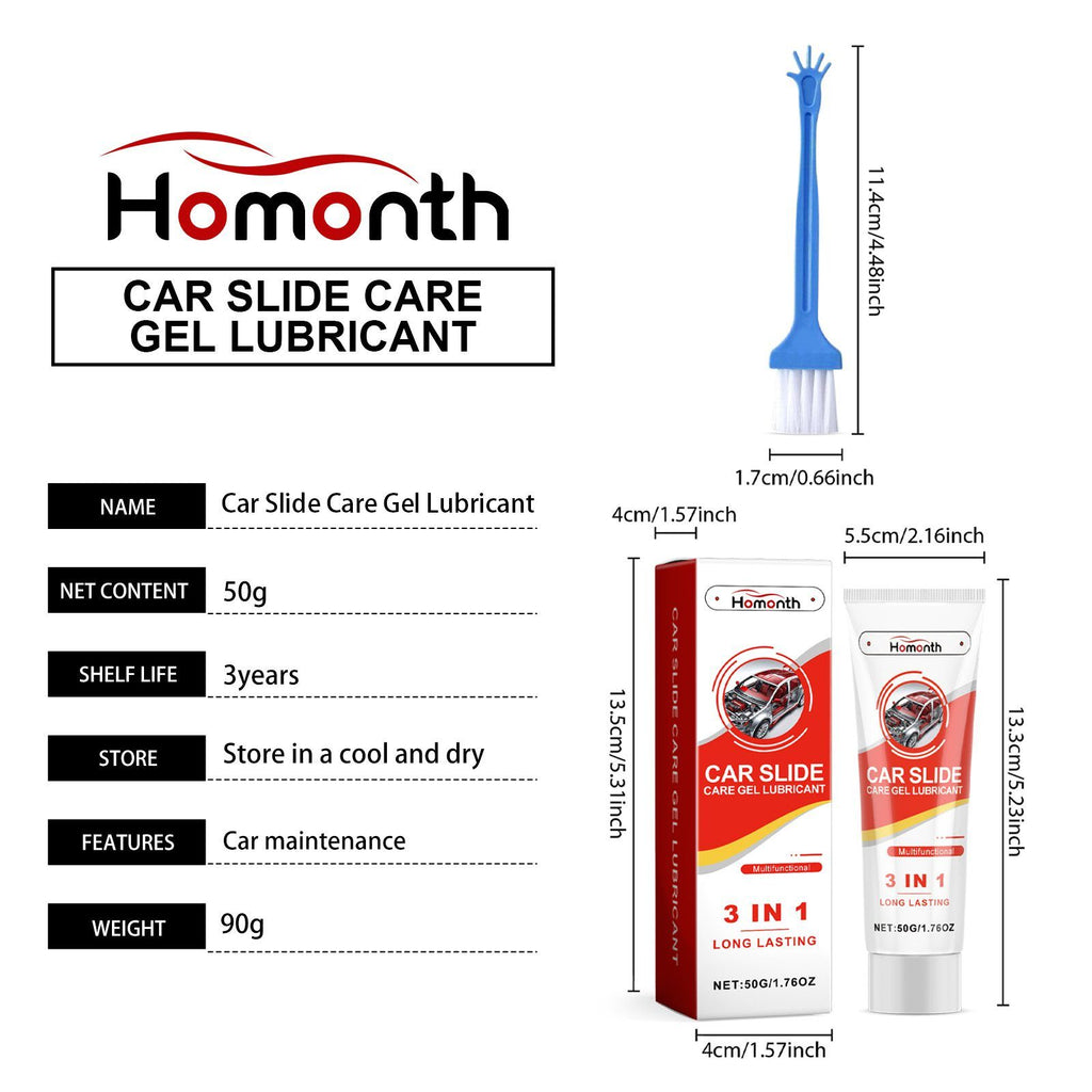 HOMONTH Kit Gel lubrifiant d'entretien automobile
