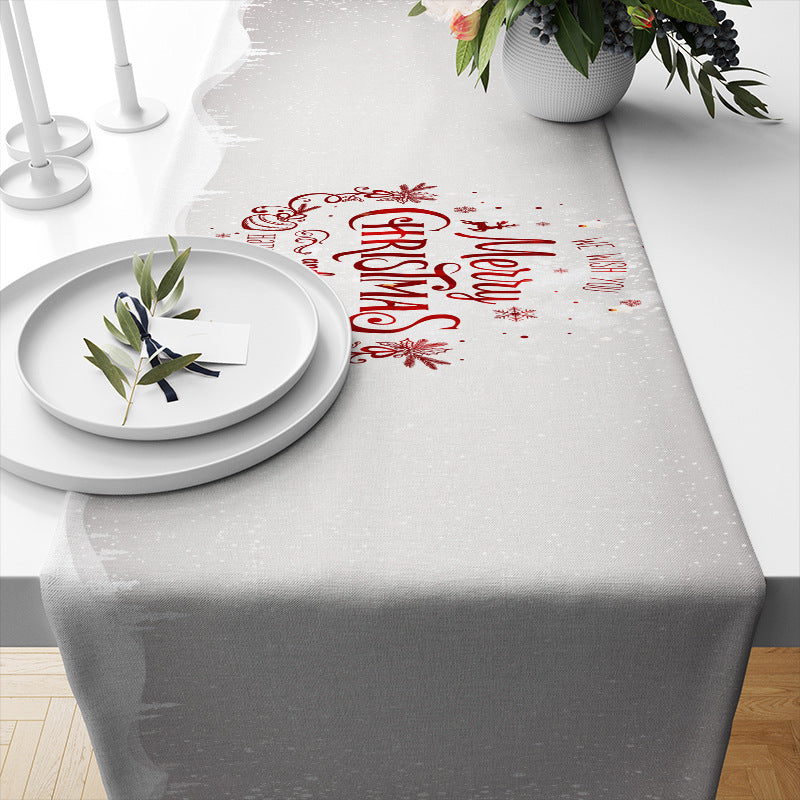 Table de Noël Runner Linge de restaurant isolé nappe