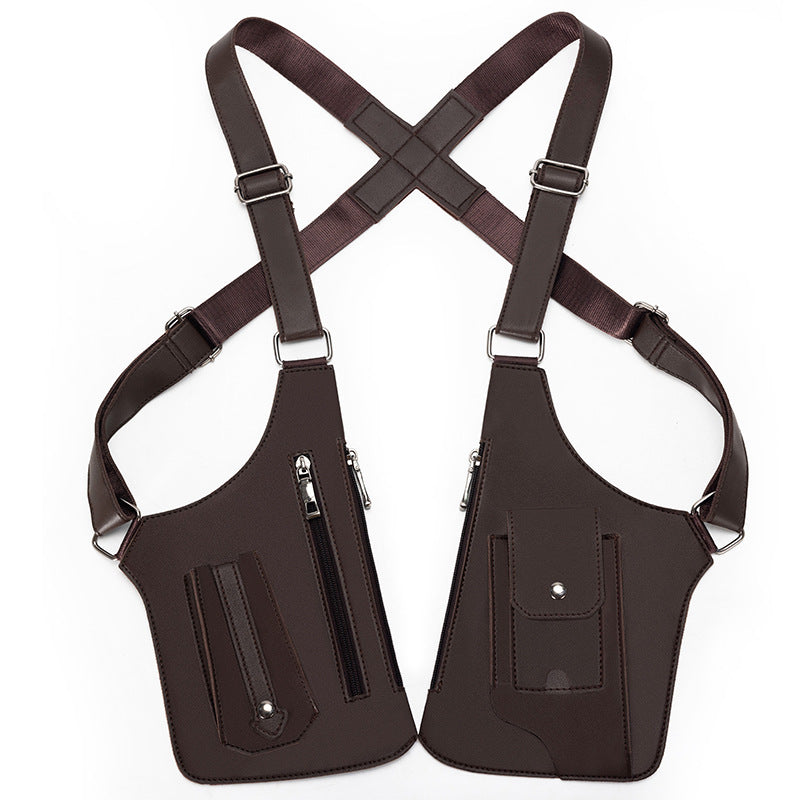 Sac à dos retro pour hommes - Sac à bandoulière réglable pour fauteuil roulant
