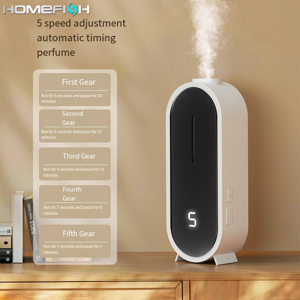 Entièrement automatique Aromathérapie et Fragrance Machine Traceless Wall Mounted Desktop Hotel Ho