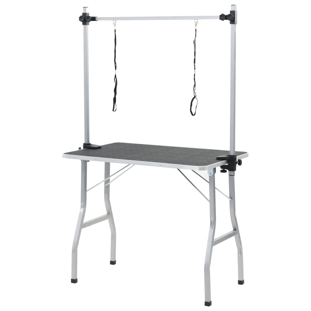 Table de grooming avec 2 boucles pour chiens et chats