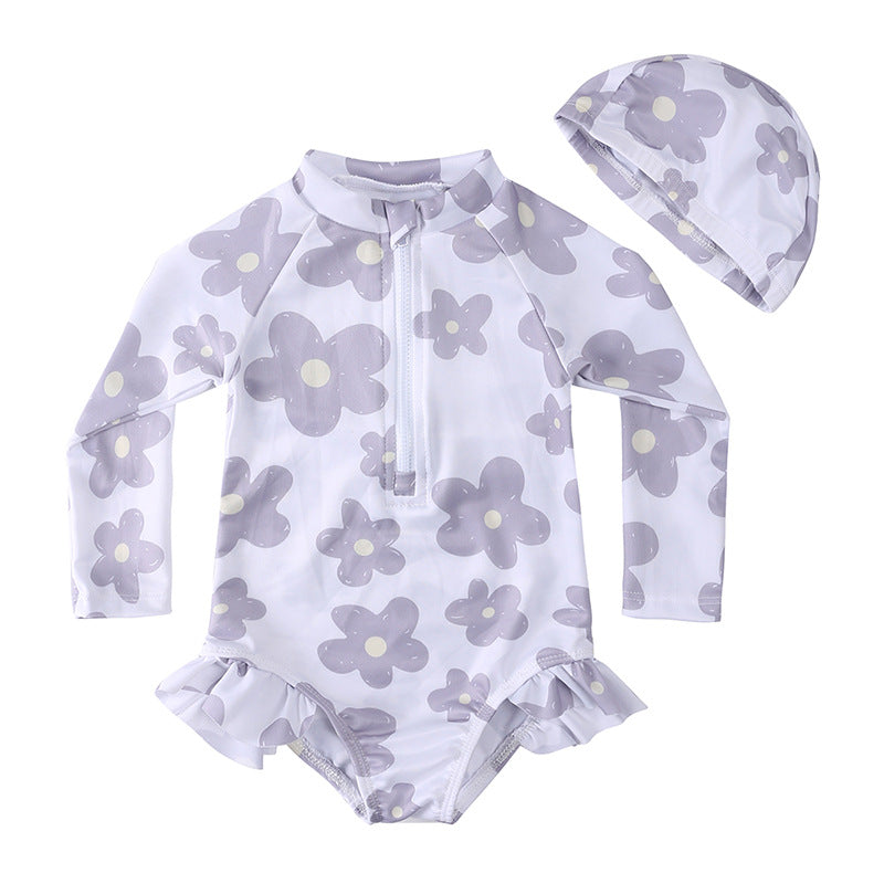 Maillot de bain en une seule pièce pour filles d'été