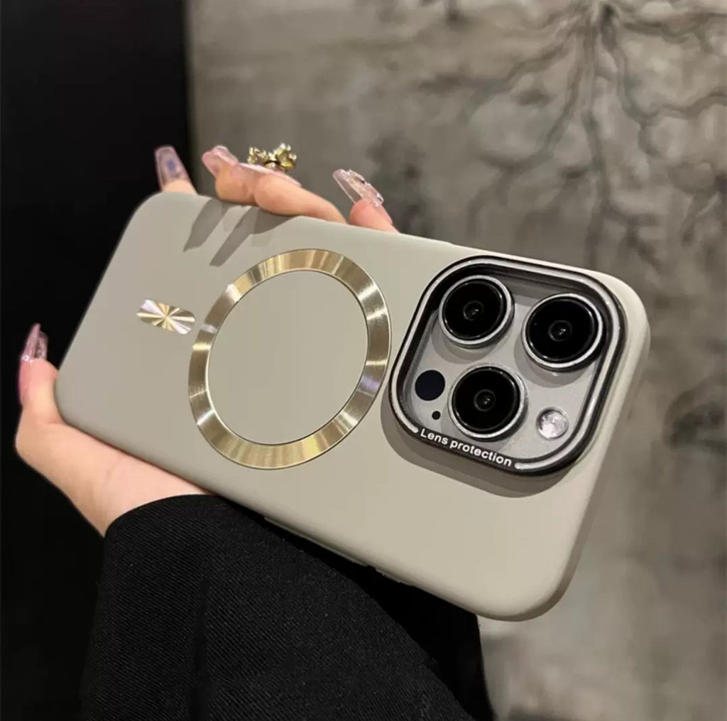 Cas avancé de téléphone magnétique solide en couleur