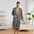Men's long-sleeve print dress