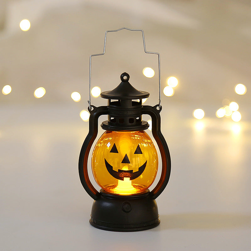Halloween Pumpkin lumière maternelle Enfants Portable Horreur Ambiance Décorations Scène