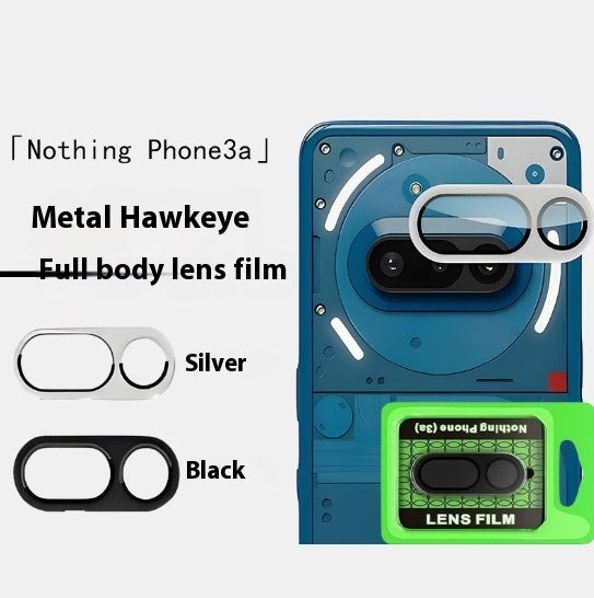 Stickers Lentille de protection pour téléphone portable Split Transparent Tempered